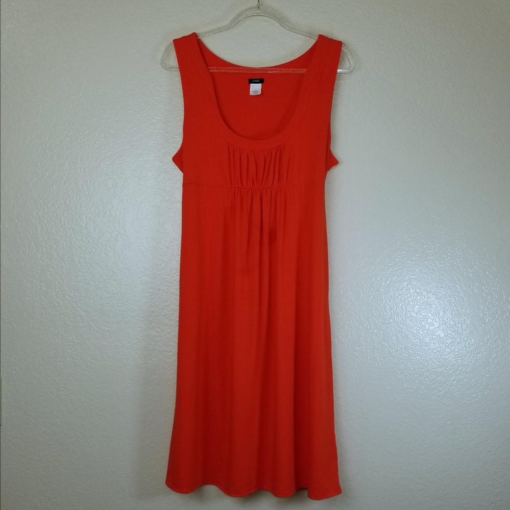 J.Crew Coral Dress, Soft & Stretchy, Large